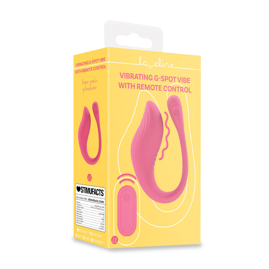 Vibrerende G-Spot Vibe met Afstandsbediening - Roze