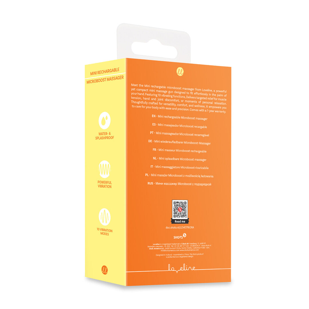 Mini Oplaadbare Microboost Massager - Oranje