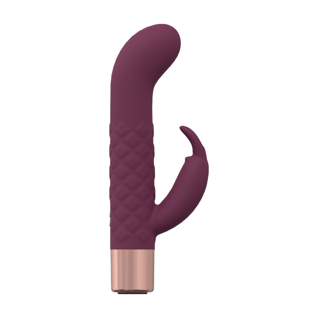 Mini Konijnen Vibrator - Bordeauxtint