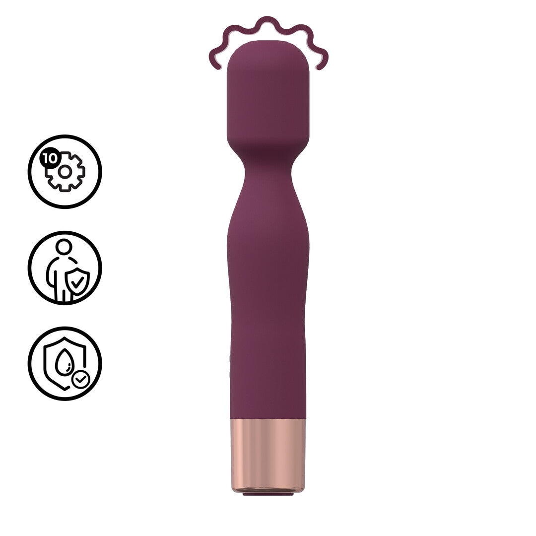 Mini Classic Wand Vibrator - Bordeau