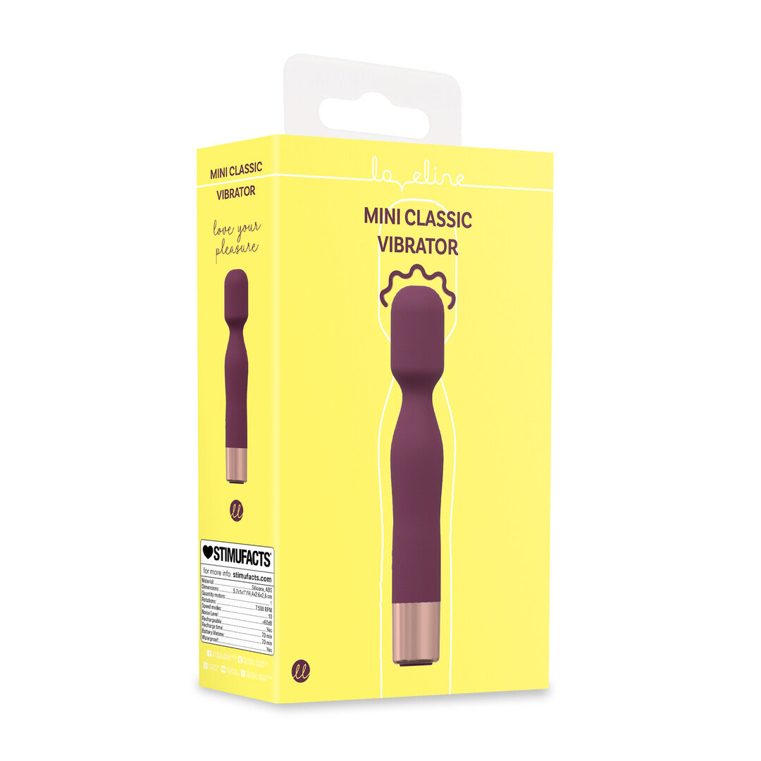 Mini Classic Wand Vibrator - Bordeau