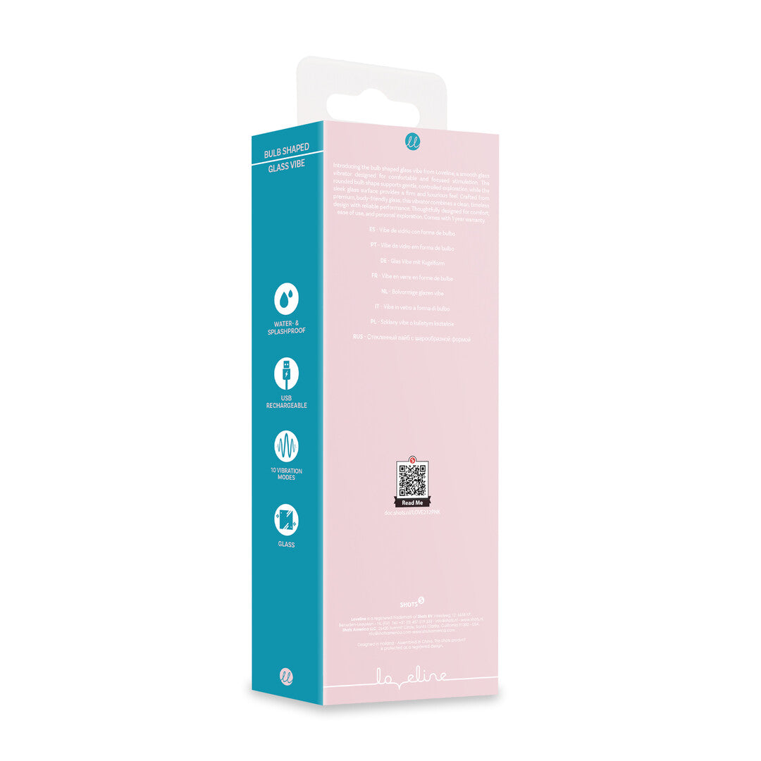 Glazen Gloeilampvormige Vibe - Roze