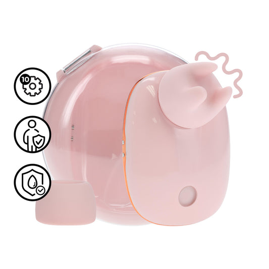 Dreamsicle - Compact AirTap Vibrator met Twee Hoofdaccessoires - Roze