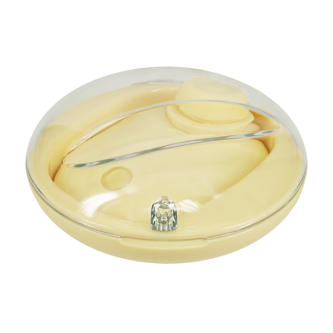 Dreamsicle - Compact AirTap Vibrator met Twee Hoofdaccessoires - Geel