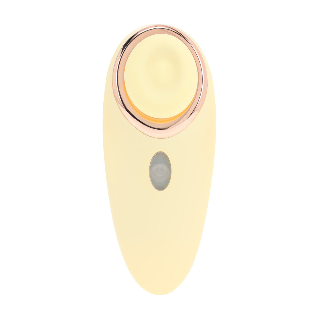 Aurie - AirTap Vibrator met Twee Hoofdaccessoires - Geel