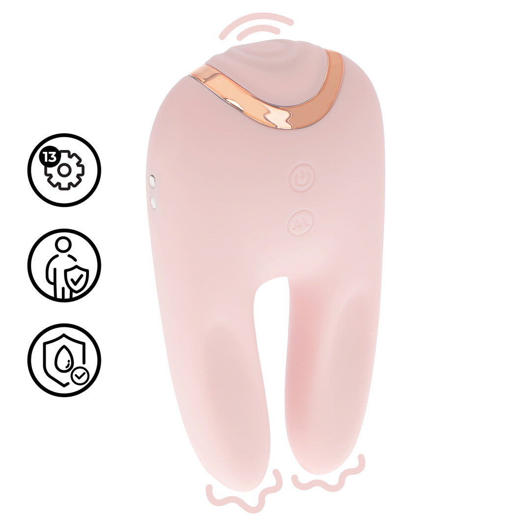 Bonnie - Dubbelzijdige Tapping Vibrator - Roze