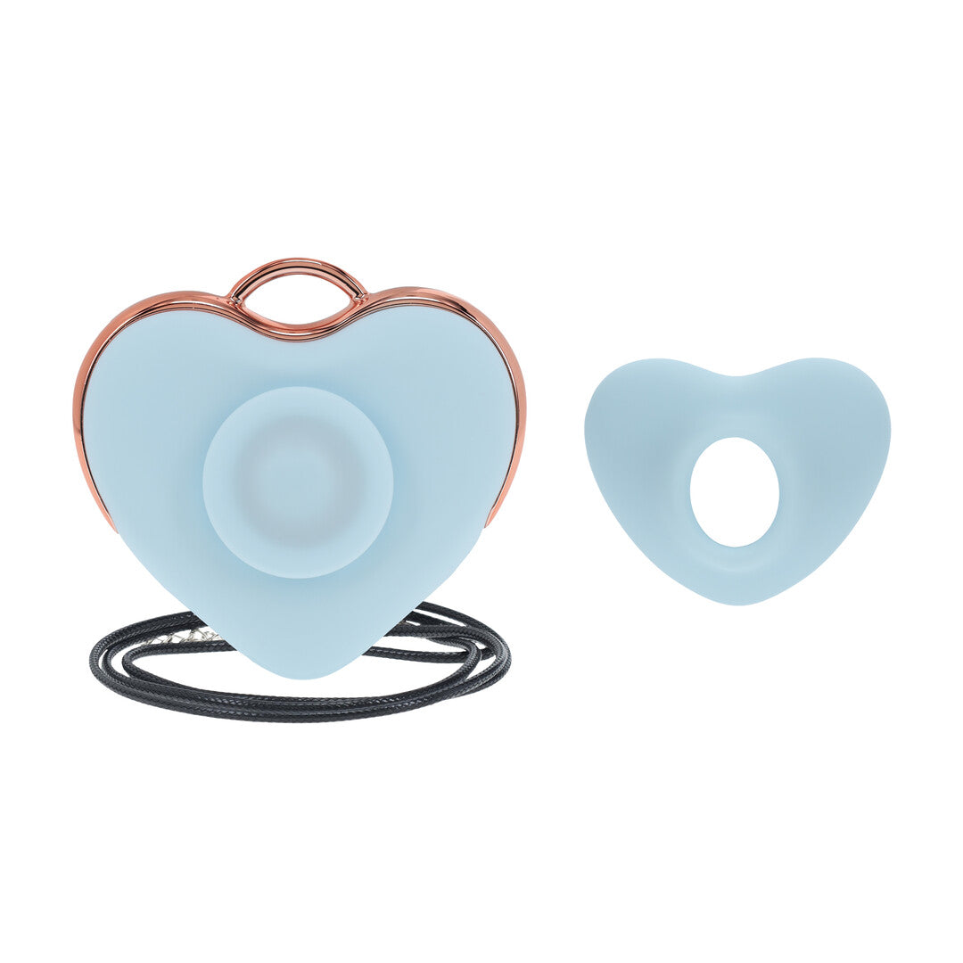 Luvie - Hartvormige AirTap Vibrator - Blauw