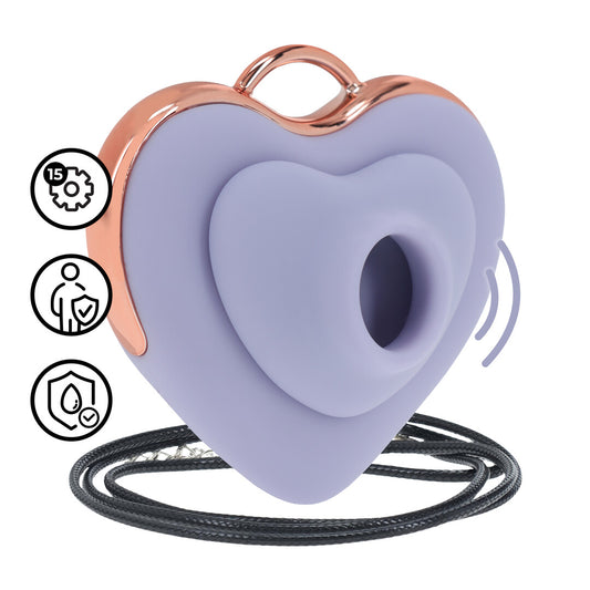 Luvie - Hartvormige AirTap Vibrator - Lavendel