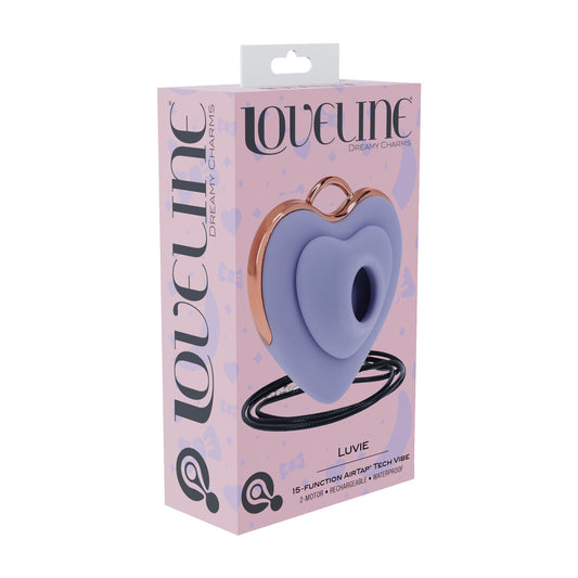 Luvie - Hartvormige AirTap Vibrator - Lavendel