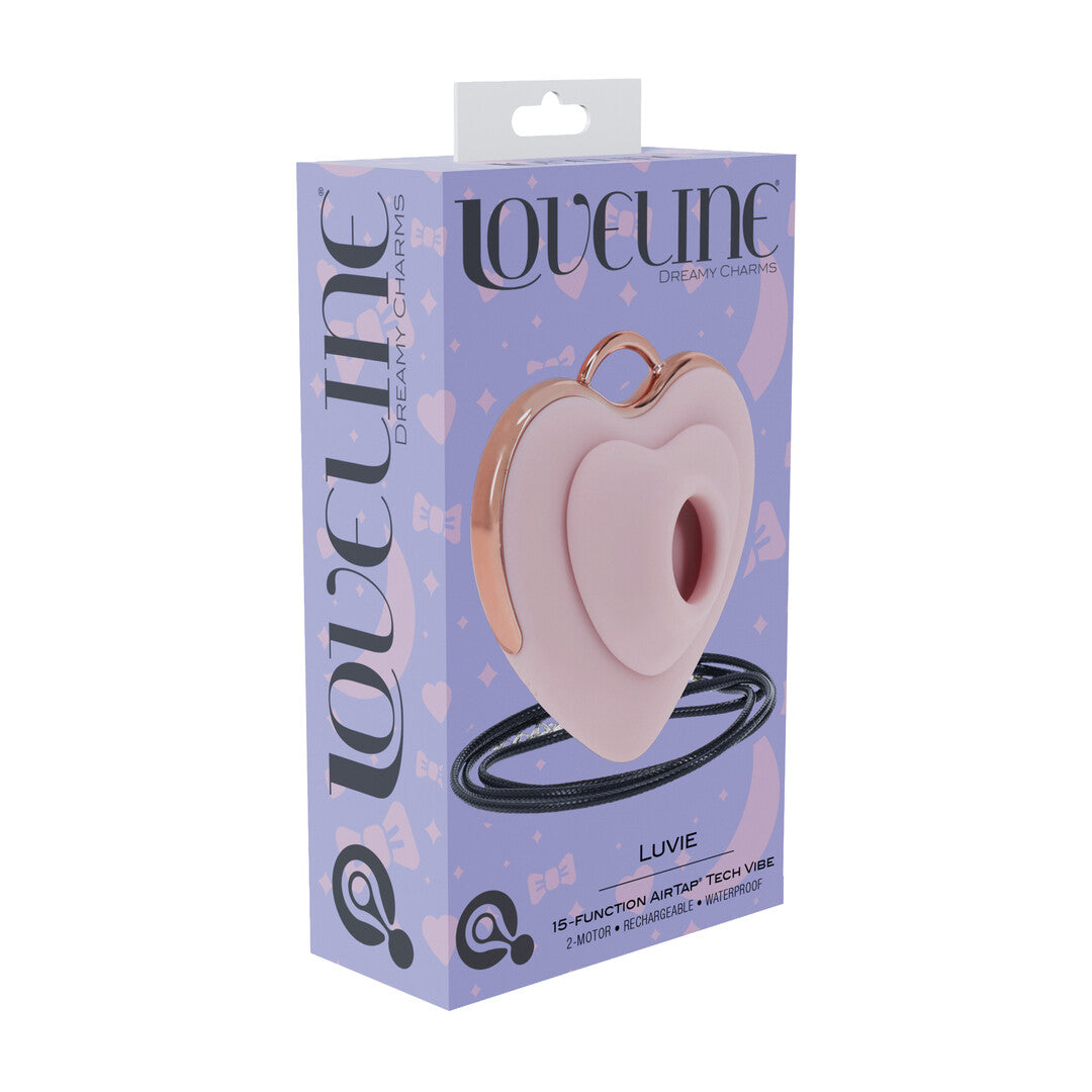Luvie - Hartvormige AirTap Vibrator - Roze