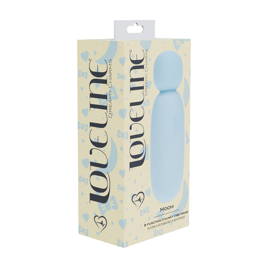 Mochi - Mini Chunky Wand Vibrator - Blauw