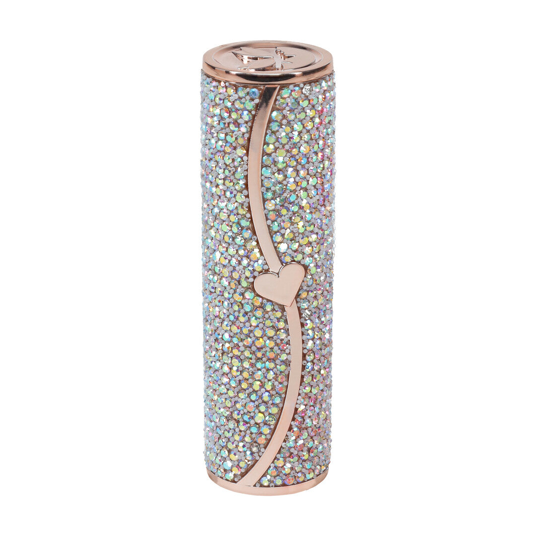Sparkle - Lipstick Vibrator with 4 Attachments - Iridescent