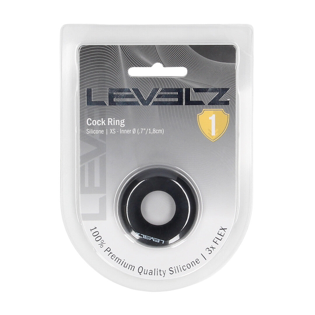 Massieve Siliconen Cockring - XS - Zwart