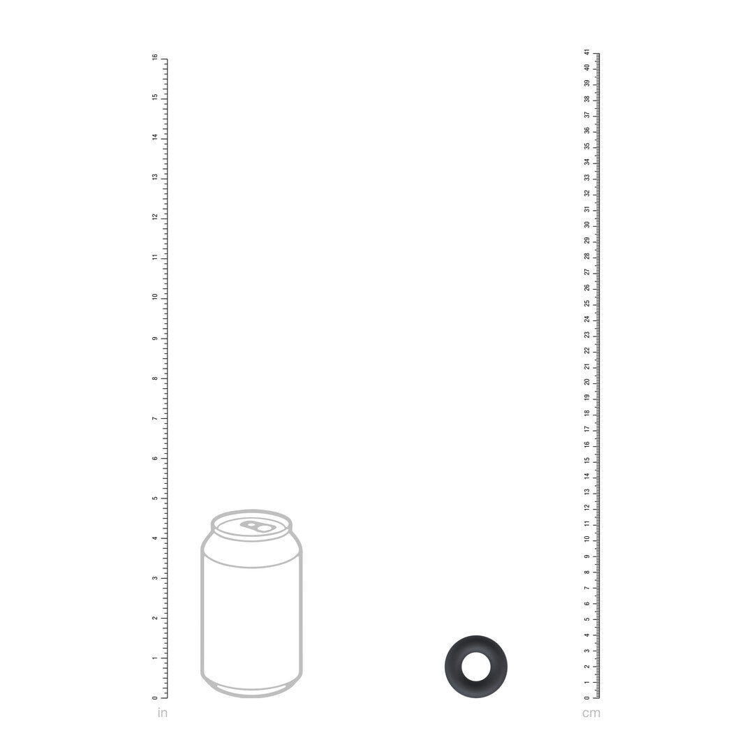 Massieve Siliconen Cockring - XS - Zwart