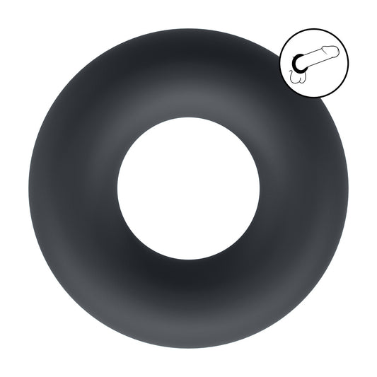 Vloeibare Silicoenen Cockring - S - Zwart