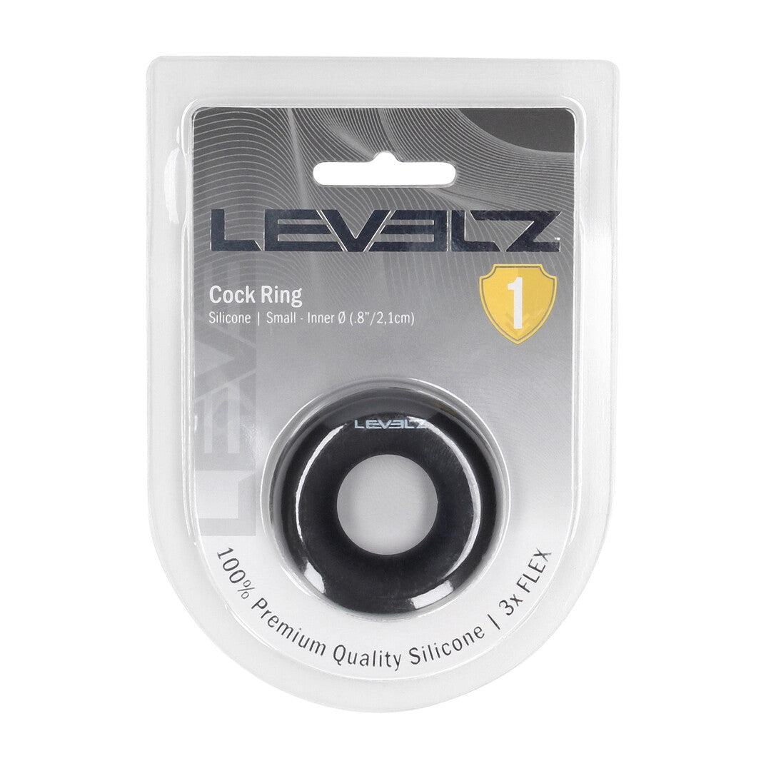Vloeibare Silicoenen Cockring - S - Zwart