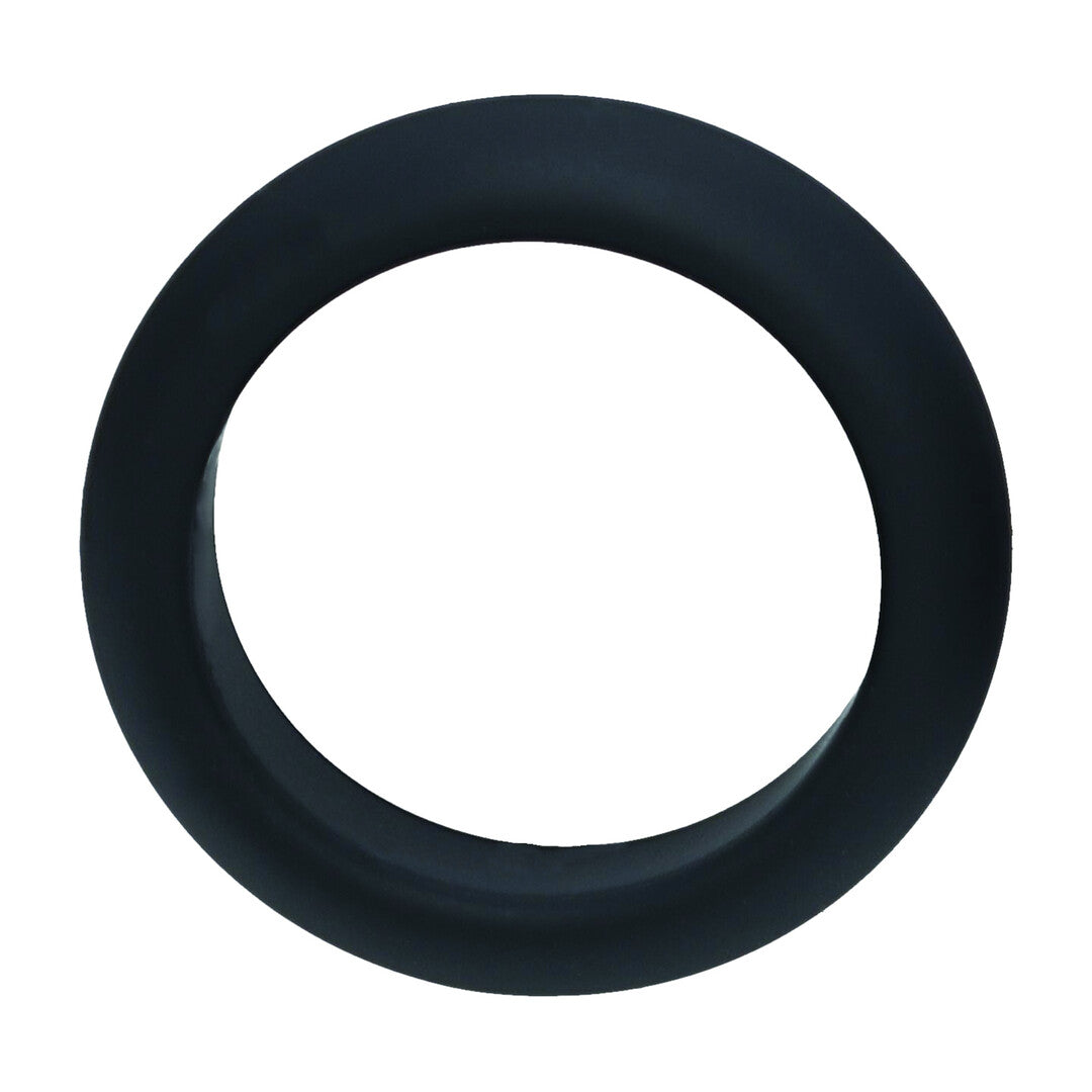 Wide O Silicone Cockring - S - 30mm - Zwart