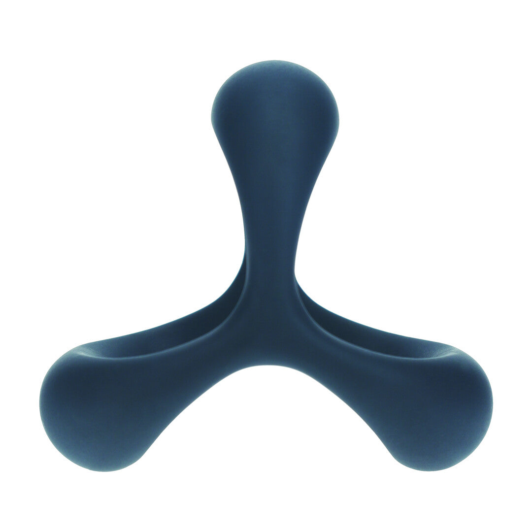 Tri O Ergo Siliconen Cockring - Zwart