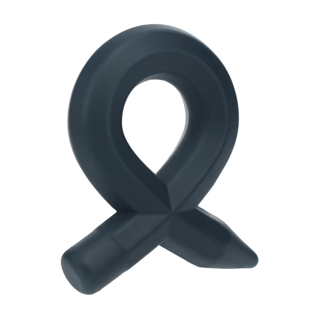 Pencil Liquid Silicone Cockring - Zwart