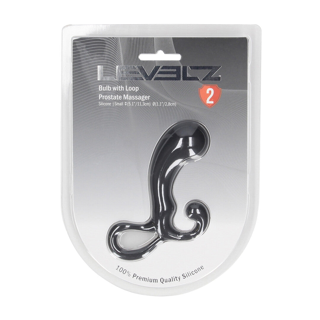Bol met Lussen Silicium Prostaat Massager - S - Zwart