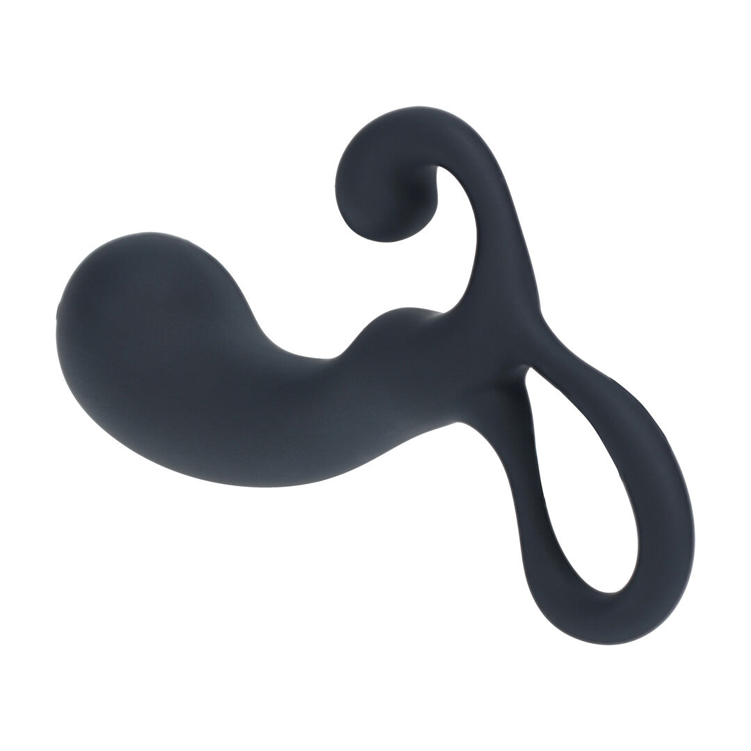 Lamp met Lussen Silicoon Prostaat Massager - M - Zwart