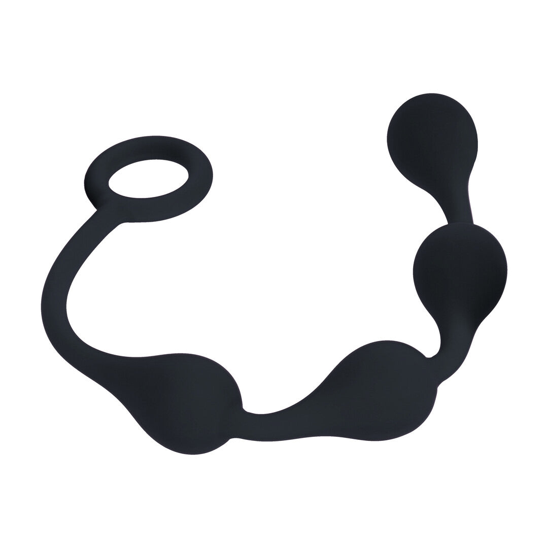 Waterdrop Siliconen Anale Ballen - S - 20mm - Zwart