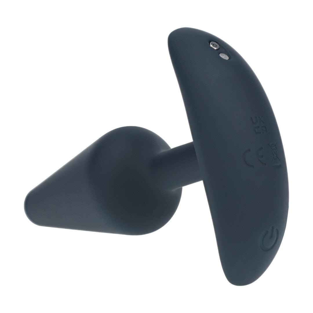 Classic Vibrerende Siliconen Anale Plug - S - Zwart