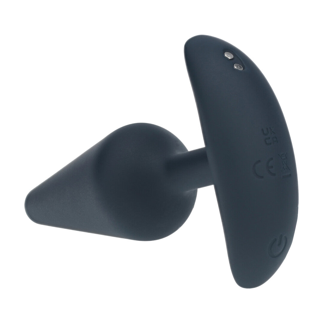 Classic Vibrerende Silicone Anale Plug - M - Zwart