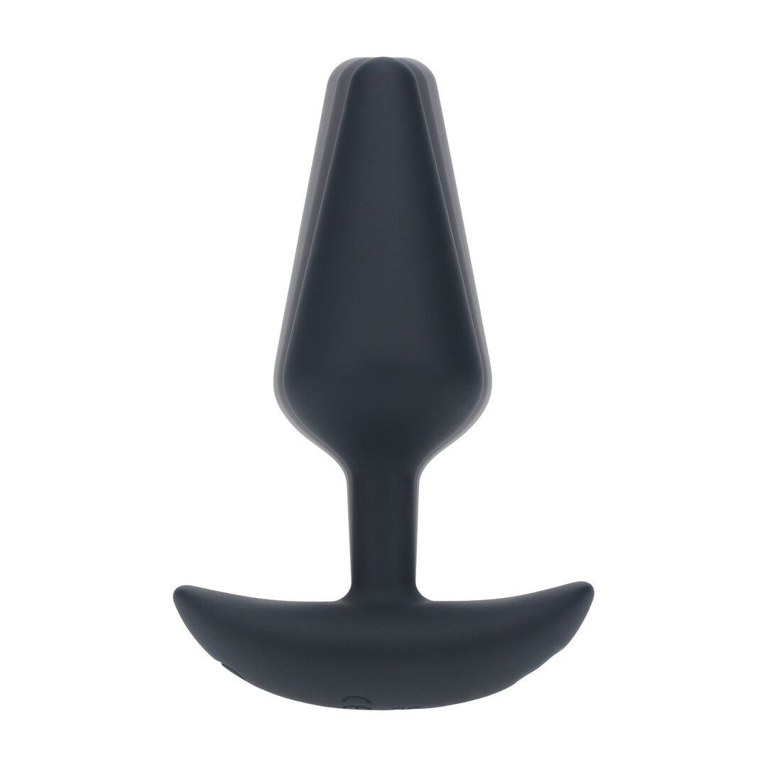 Classic Vibrerende Silicone Anale Plug - M - Zwart