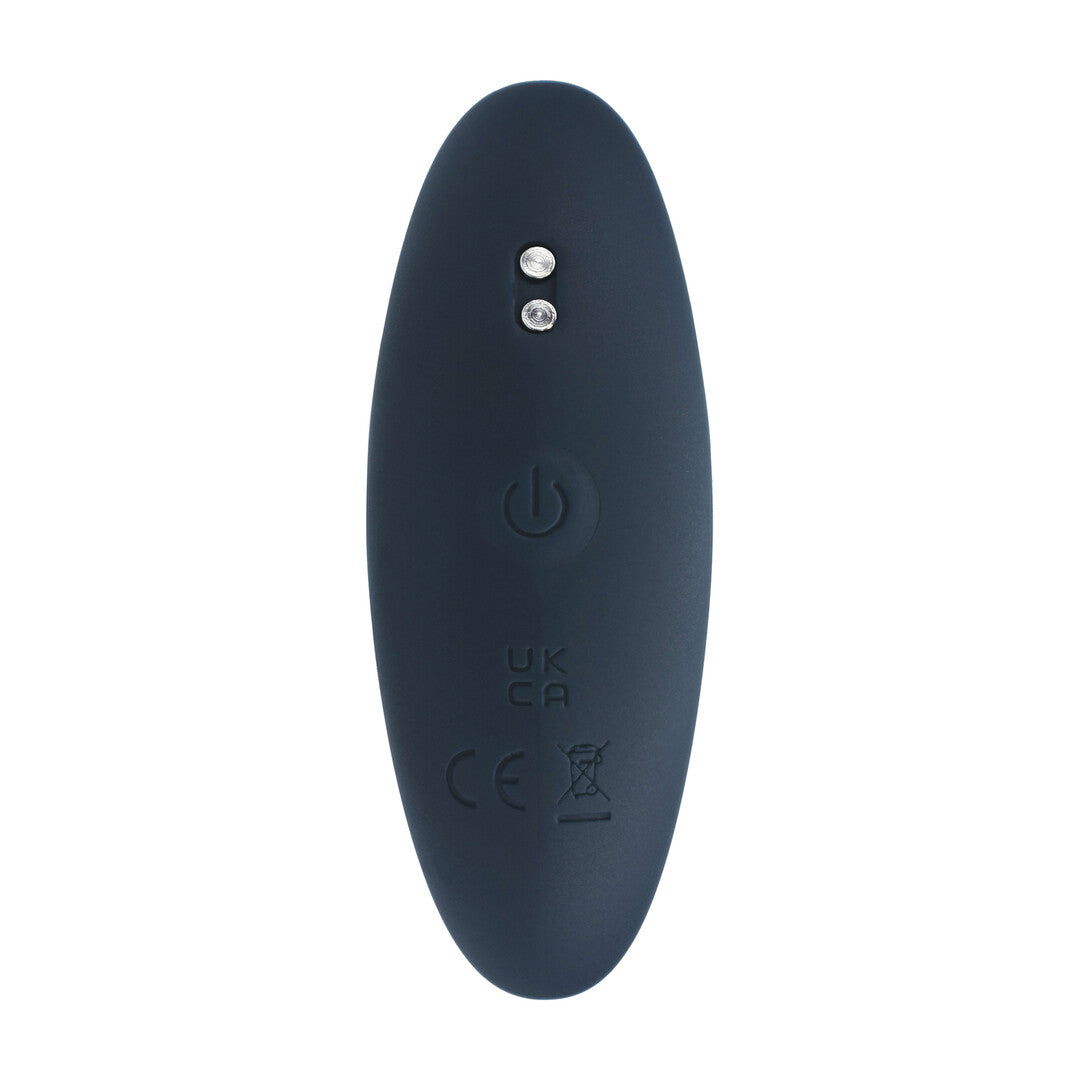 Vibrerende Siliconen Prostaat Stimulator Anale Plug - S - Zwart