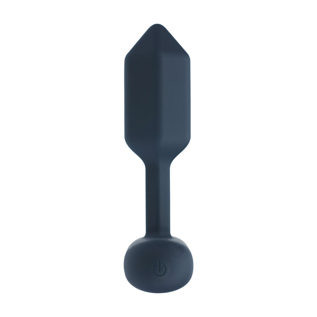 Hexagonale Vibrerende Silicone Anale Plug - S - Zwart