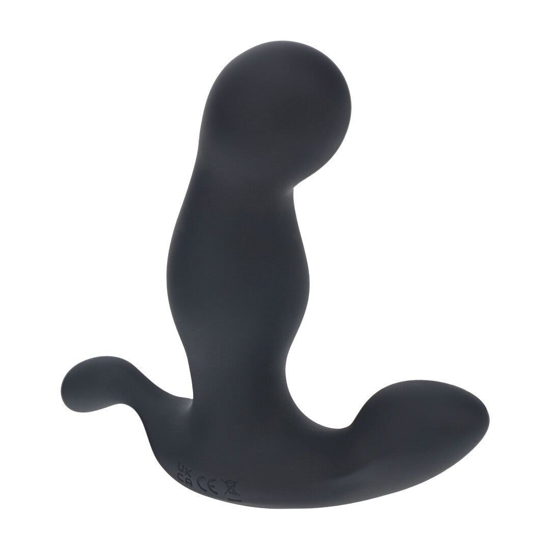 Verwarmende en Vibrerende Silicone Prostaat Stimulator - Zwart