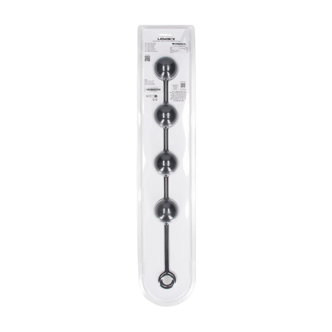Ronde Siliconen Anale Ballen - XL - 50mm - Zwart
