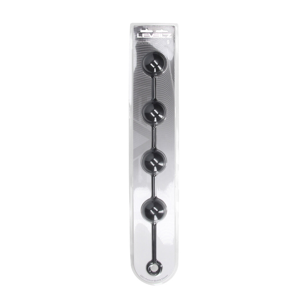 Siliconen Ronde Anale Ballen - XXL - 60mm - Zwart