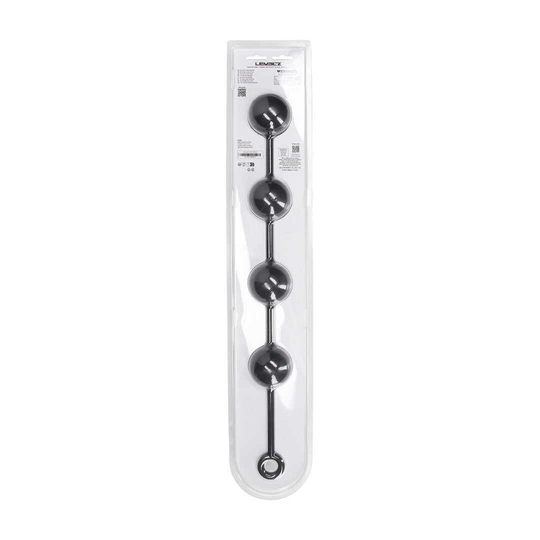 Siliconen Ronde Anale Ballen - XXL - 60mm - Zwart