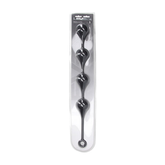 Siliconen Waterdruppel Anale Ballen - XXL - 60mm - Zwart
