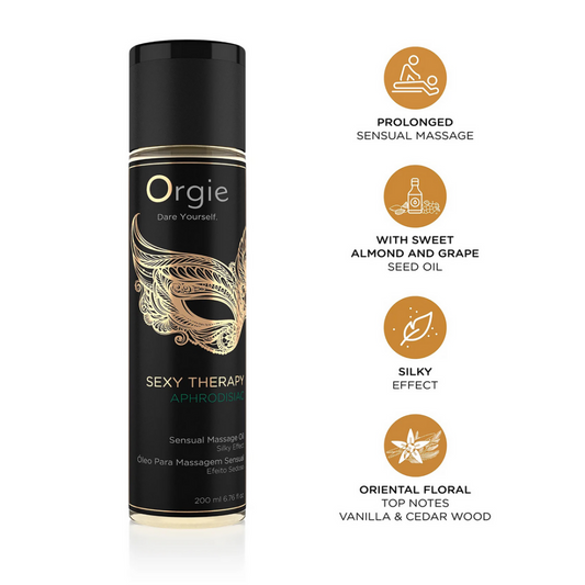 Sexy Therapy Aphrodisiac - Massageolie - 7 fl oz / 200 ml