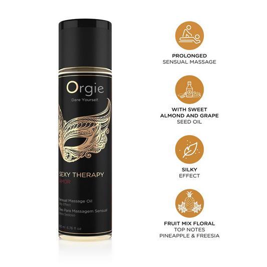 Sexy Therapy Amor - Massageolie - 200 ml