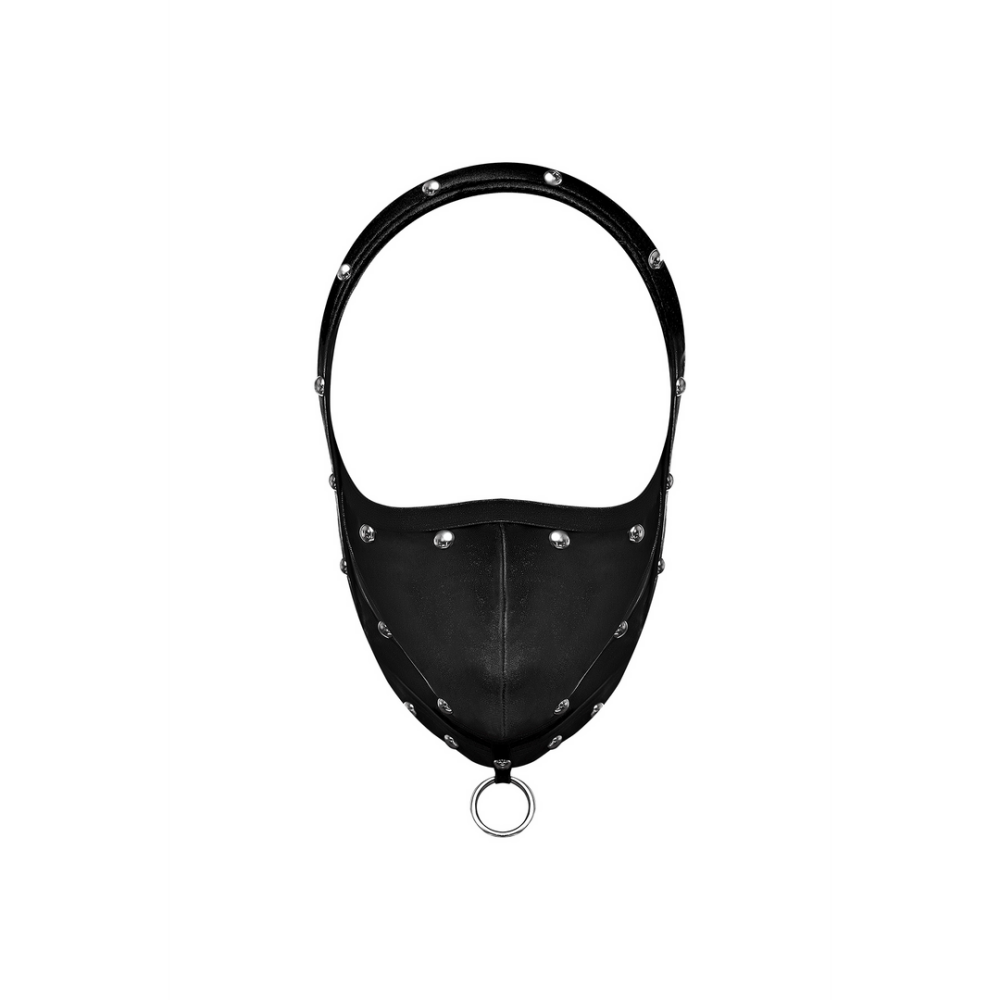Triton - Masker met Verstelbare Nek en Voorring - Eén Maat - Zwart