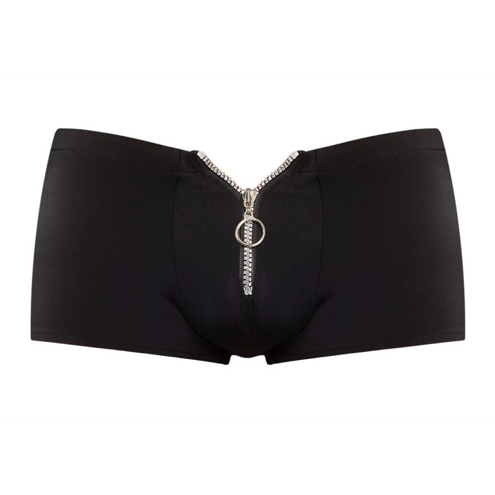 Shorts met rits - S/M - Zwart