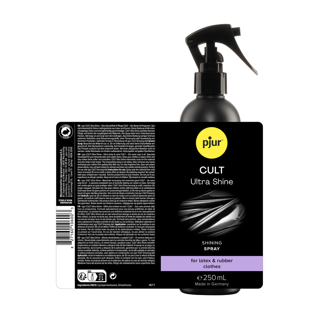Cult Ultra Shine - Glansspray voor Rubber en Latex Kleding - 250 ml
