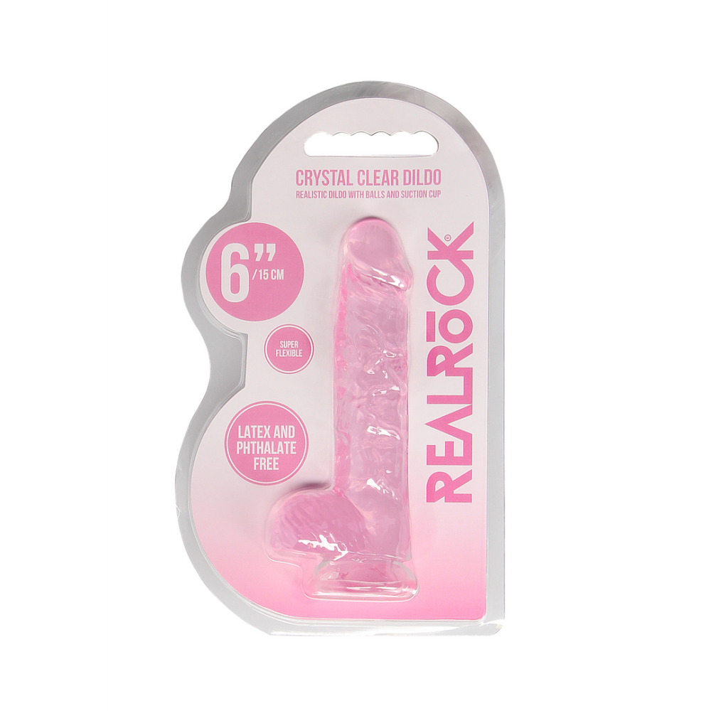 Realistisch Dildo met Ballen - 6 / 15 cm