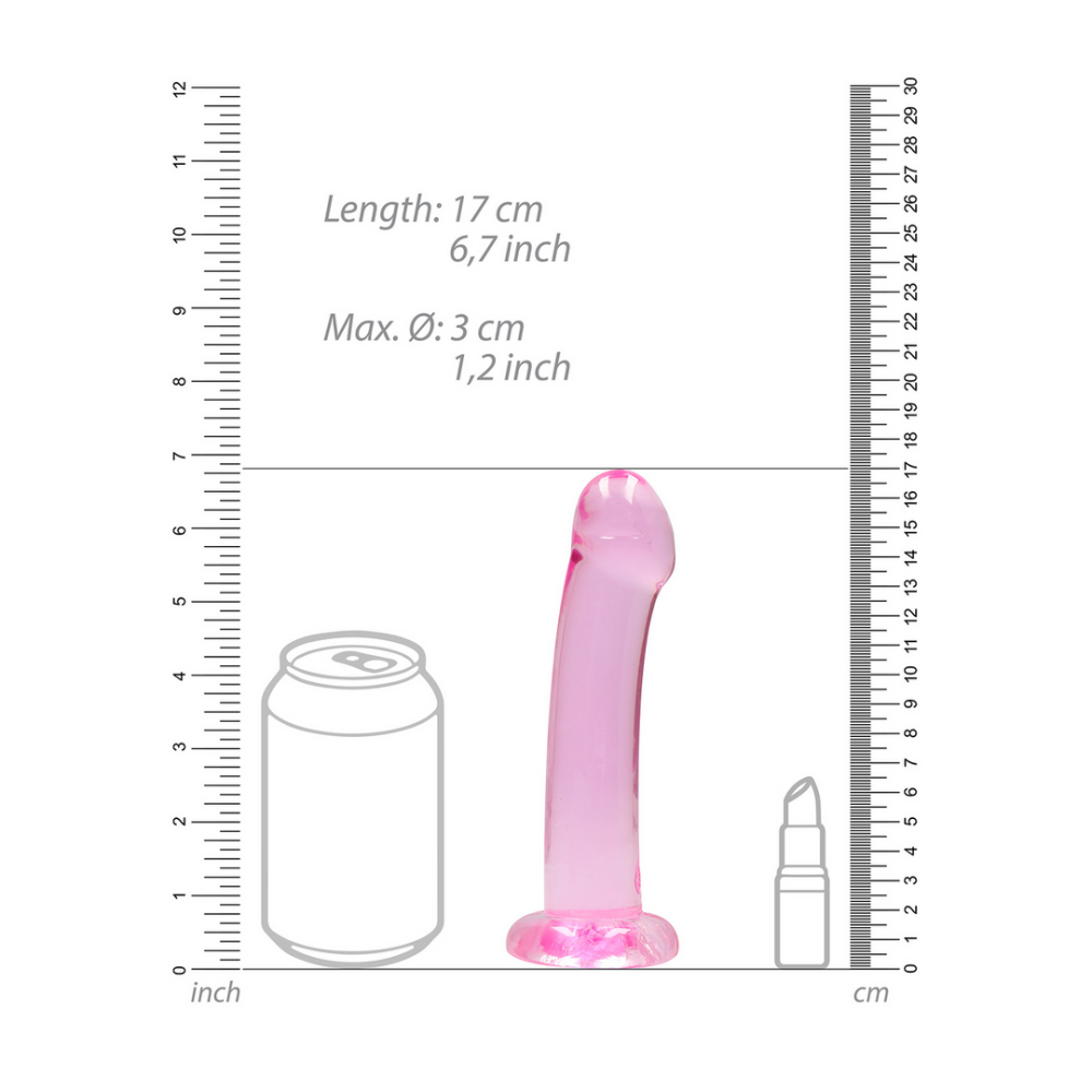 Niet-realistische dildo met zuignap - 7 / 17 cm