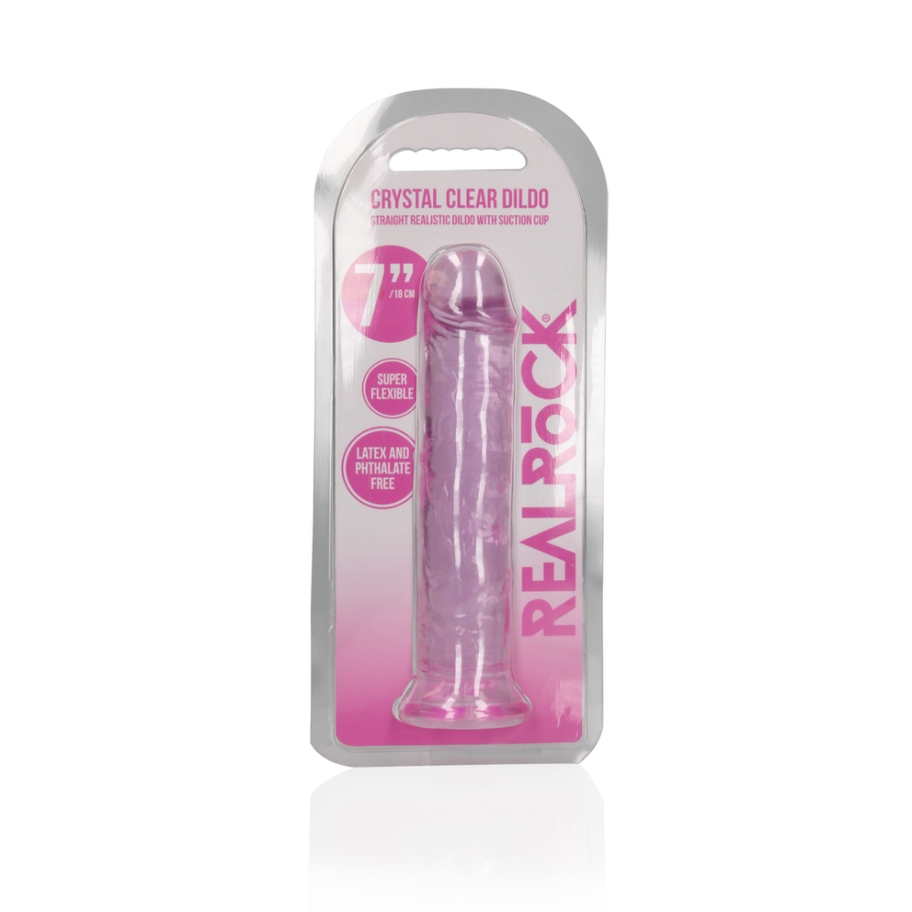 Rechtdoor Dildo met Zuignap - 7'' / 18