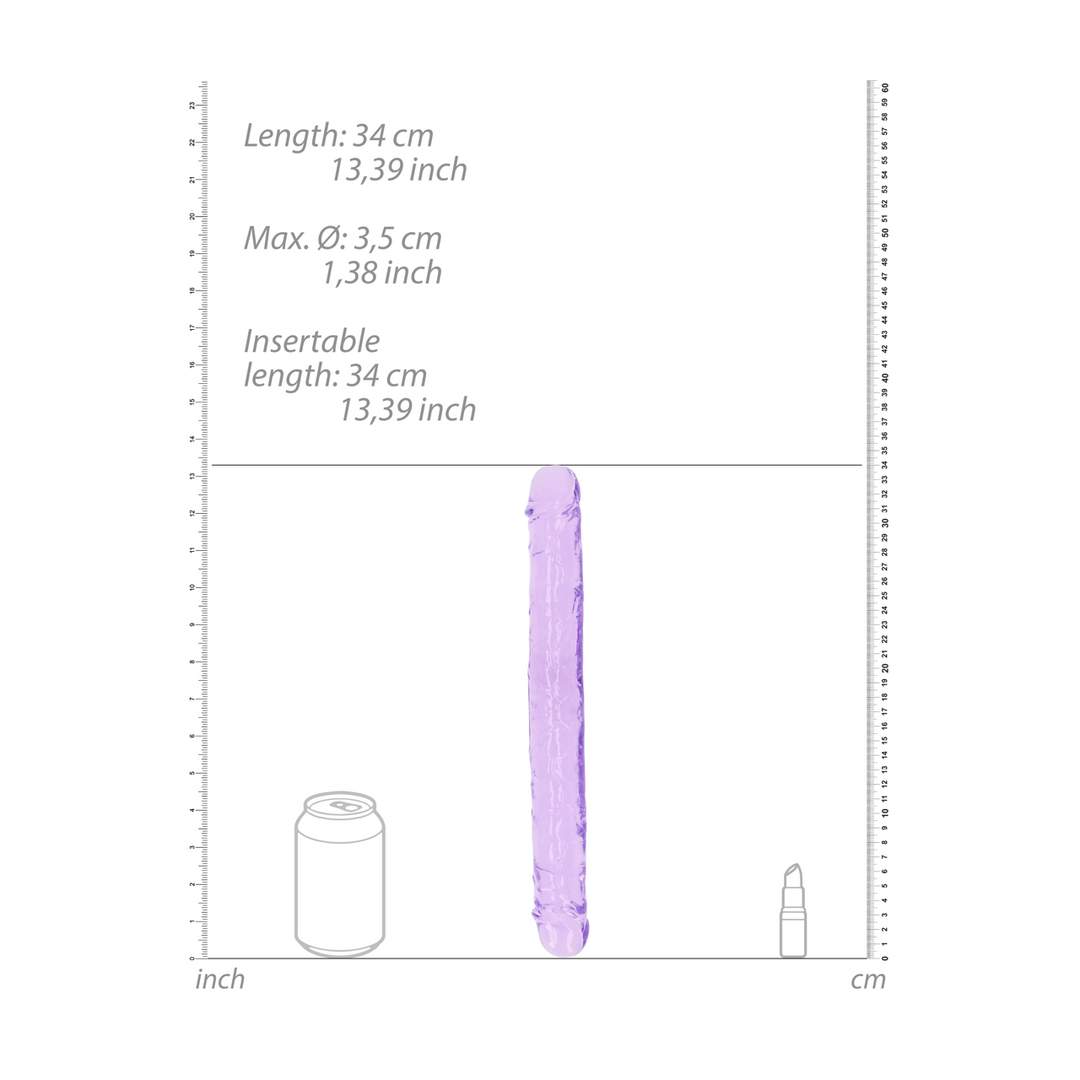 Realistische Double Dong - 13'' / 34 cm