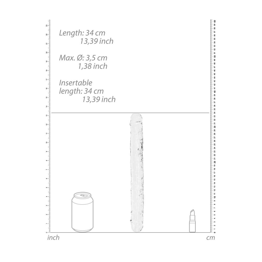 Realistische Double Dong - 13'' / 34 cm