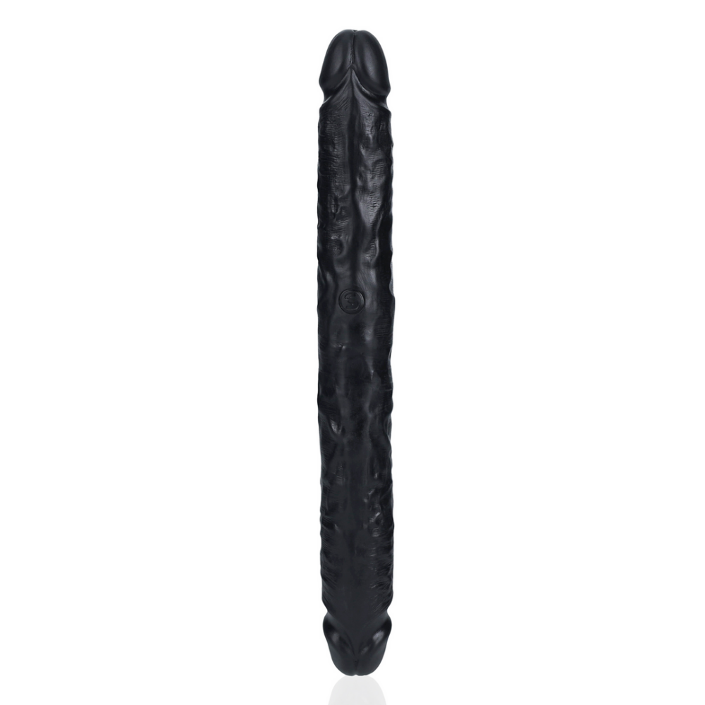 Slim Double Ended Dong 12 / 30,5 cm - Zwart