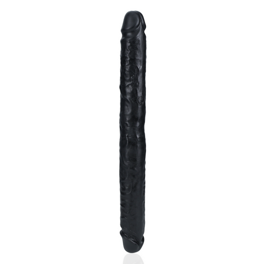 Slim Double Ended Dong 14 / 35,6 cm - Zwart