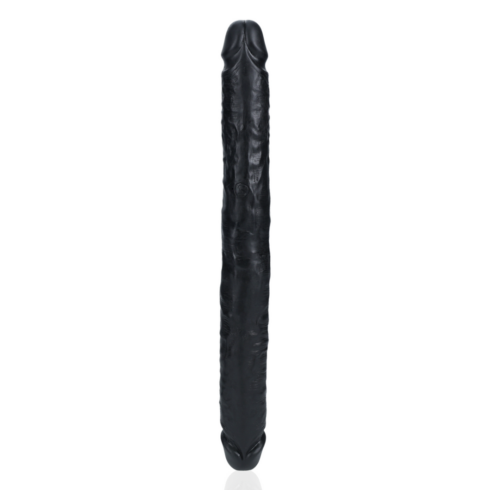 Slim Double Ended Dong 14 / 35,6 cm - Zwart