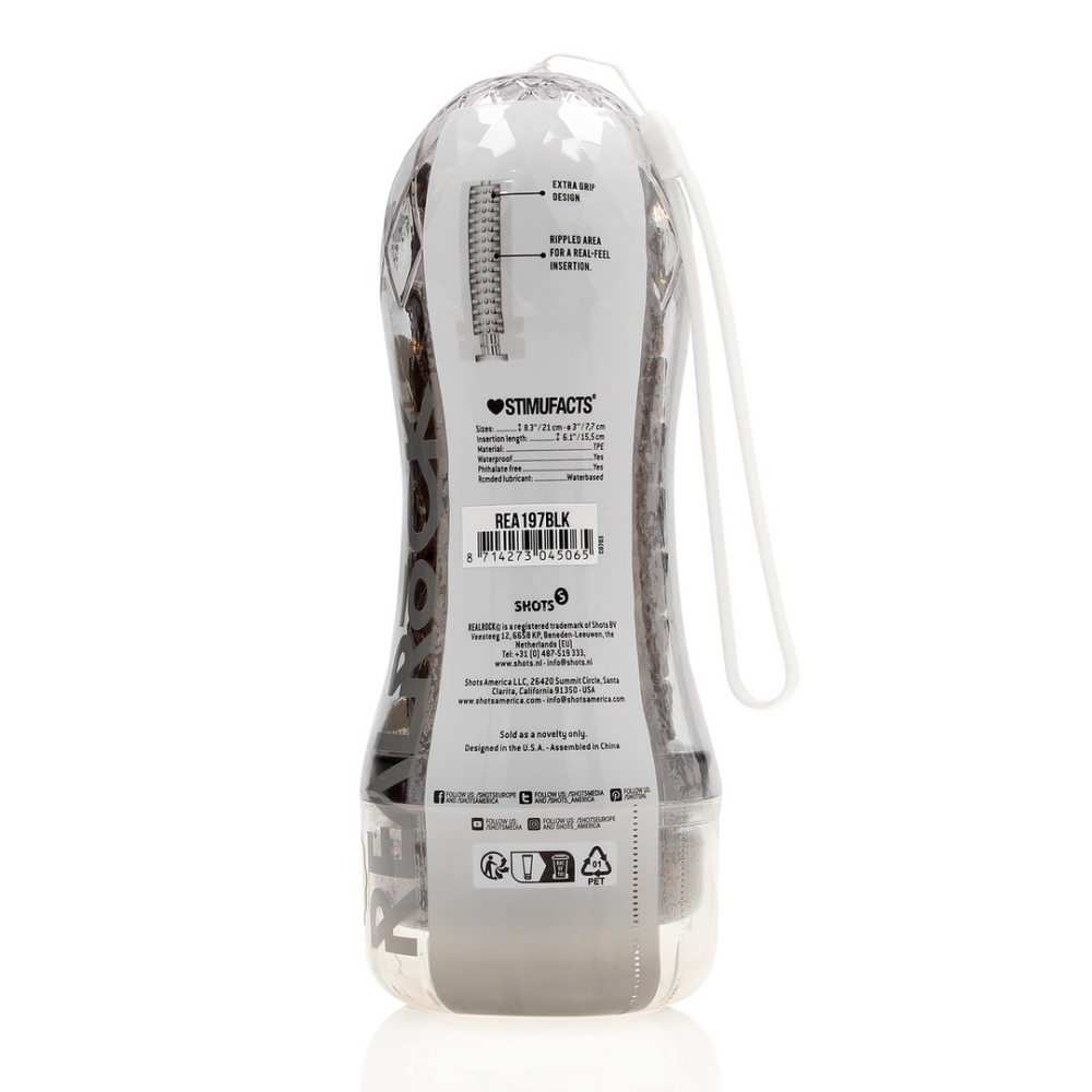 Easy Rider - Textured Masturbator - Zwart